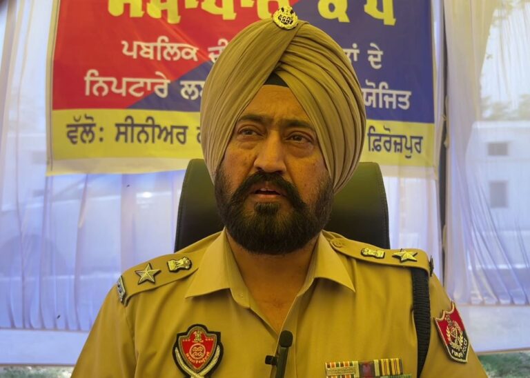 ਫਿਰੋਜ਼ਪੁਰ ਪੁਲਿਸ ਹੱਥ ਲੱਗੀ ਨਸ਼ੇ ਨੂੰ ਲੈ ਕੇ ਵੱਡੀ ਕਾਮਯਾਬੀ/ ਦੋ ਵੱਖ ਵੱਖ ਮਾਮਲਿਆਂ ’ਚ ਢਾਈ ਕਿੱਲੋ ਦੇ ਕਰੀਬ ਹੈਰੋਇਨ ਬਰਾਮਦ/ ਪੁਲਿਸ ਨੇ ਮਾਮਲਾ ਦਰਜ ਕਰ ਕੇ ਅਗਲੀ ਕਾਰਵਾਈ ਕੀਤੀ ਸ਼ੁਰੂ