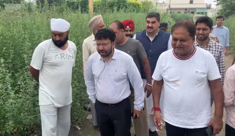 ਪਟਿਆਲਾ ਦੇ ਦੌਰਾ ’ਤੇ ਪਹੁੰਚੇ ਕੈਬਨਿਟ ਮੰਤਰੀ ਰਵਜੋਤ ਸਿੰਘ; ਇਲਾਕਿਆਂ ਦਾ ਦੌਰਾ ਕਰ ਕੇ ਸਫਾਈ ਪ੍ਰਬੰਧਾਂ ਦਾ ਲਿਆ ਜਾਇਜ਼ਾ