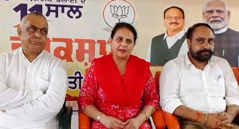 ਭਾਜਪਾ ਆਗੂ  ਜੈ ਇੰਦਰ ਕੌਰ ਨੇ ਕਾਨੂੰਨ ਵਿਵਸਥਾ ਨੂੰ ਲੈ ਕੇ ਘੇਰੀ ਸਰਕਾਰ; 14 ਸਾਲਾ ਬੱਚੀ ਨਾਲ ਜਬਰ ਜਨਾਹ ਮਾਮਲੇ ’ਚ ਮੰਗਿਆ ਇਨਸਾਫ