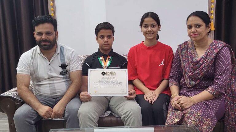 ਮਾਨਸਾ ਦੇ 12 ਸਾਲਾਂ ਜਬੇਸ਼ ਨੇ ਵਧਾਇਆ ਜ਼ਿਲ੍ਹੇ ਦਾ ਮਾਣ/ ਇੰਡੀਆ ਬੁੱਕ ਆਫ ਰਿਕਾਰਡ ’ਚ ਦਰਜ ਕਰਵਾਇਆ ਨਾਮ