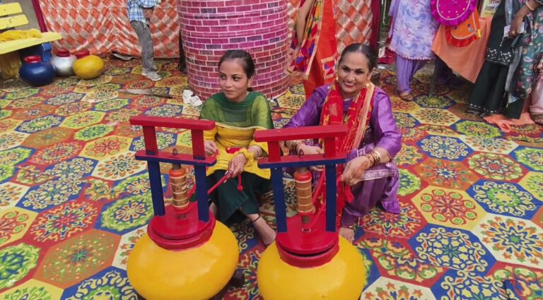 ਸੰਗਰੂਰ ਦੇ ਪਿੰਡ ਧੇਹ ਕਲਾਂ ਵਿਖੇ ਮਨਾਇਆ ਤੀਆਂ ਦਾ ਤਿਉਹਾਰ; ਵੱਖ ਵੱਖ ਵੰਨਗੀਆਂ ਜ਼ਰੀਏ ਕੀਤੀ ਪੁਰਾਣੇ ਸੱਭਿਆਚਾਰ ਪੇਸ਼ਕਾਰੀ