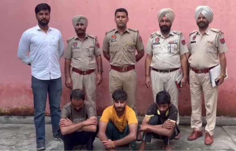 ਸੁਜਾਨਪੁਰ ਪੁਲਿਸ ਨੇ ਚੋਰੀ ਦਾ ਮਾਮਲਾ ਸੁਲਝਾਇਆ;  ਤਿੰਨ ਚੋਰਾਂ ਨੂੰ ਗ੍ਰਿਫਤਾਰ ਕਰ ਕੇ ਜਾਂਚ ਕੀਤੀ ਸ਼ੁਰੂ