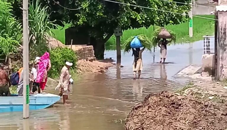 ਮੋਗਾ ਦੇ ਪਿੰਡਾਂ ’ਚ ਸਤਲੁਜ ਦੇ ਪਾਣੀ ਦਾ ਕਹਿਰ; ਤਿੰਨ ਪਿੰਡਾਂ ਅੰਦਰ ਬਣੇ ਹੜ੍ਹਾਂ ਵਰਗੇ ਹਾਲਾਤ; ਸੈਂਕੜੇ ਏਕੜ ਫਸਲਾਂ ਤੋਂ ਇਲਾਵਾ ਘਰਾਂ ਨੂੰ ਨੁਕਸਾਨ