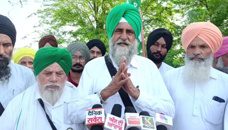 ਮੋਗਾ ’ਚ ਦਰਿਆ ਦੀ ਭੇਂਟ ਚੜ੍ਹੀ ਸੈਂਕੜੇ ਏਕੜ ਜ਼ਮੀਨ; ਕਿਸਾਨ ਯੂਨੀਅਨ ਖੋਸਾ ਵੱਲੋਂ ਬਣਦੇ ਮੁਆਵਜੇ ਦੀ ਮੰਗ