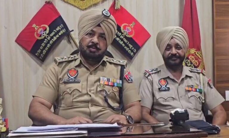 ਤਰਨ ਤਾਰਨ ਪੁਲਿਸ ਵੱਲੋਂ ਹੈਰੋਇਨ ਤਸਕਰੀ ਦਾ ਪਰਦਾਫਾਸ਼; ਡਰੋਨ ਰਾਹੀਂ ਮੰਗਵਾਈ ਡੇਢ ਕਿੱਲੋ ਹੈਰੋਇਨ ਸਮੇਤ ਕਾਬੂ