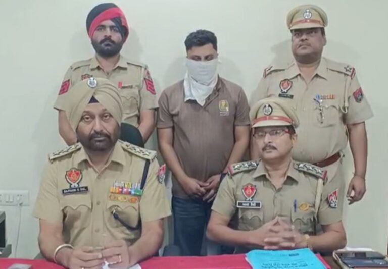 ਜਲੰਧਰ ਪੁਲਿਸ ਵੱਲੋਂ ਫਾਇਰਿੰਗ ਦਾ ਮੁਲਜ਼ਮ ਕਾਬੂ; ਪ੍ਰਾਪਰਟੀ ਲੀਡਰ ’ਤੇ ਗੋਲੀ ਚਲਾਈ ਗਈ ਸੀ ਗੋਲੀ