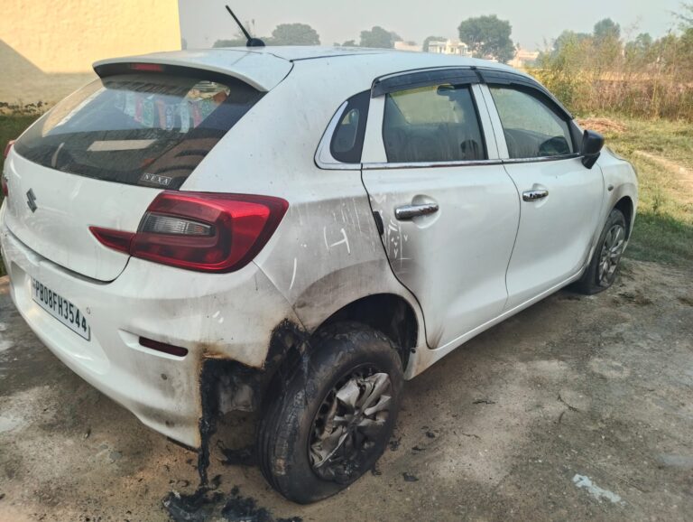 ਜਲੰਧਰ ’ਚ ਘਰ ਦੇ ਬਾਹਰ ਖੜ੍ਹੀ ਕਾਰ ਨੂੰ ਅੱਗ; ਅਣਪਛਾਤਾ ਅੱਗ ਲਾ ਕੇ ਫਰਾਰ; ਘਟਨਾ ਸੀਸੀਟੀਵੀ ’ਚ ਕੈਦ, ਪੁਲਿਸ ਕਰ ਰਹੀ ਜਾਂਚ