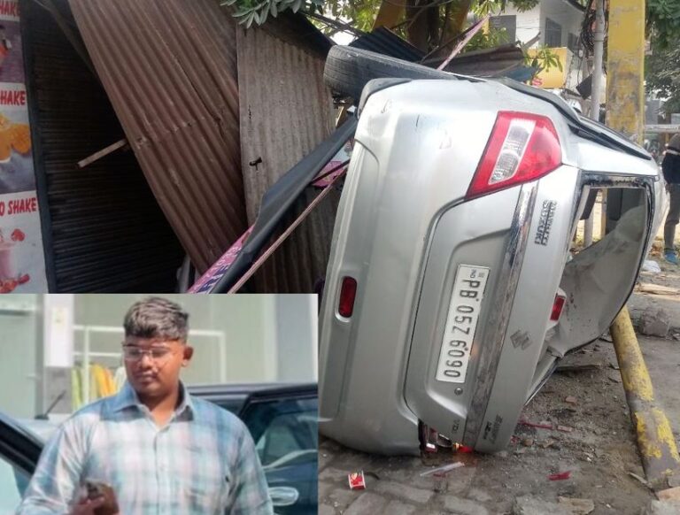 ਕਪੂਰਥਲਾ ’ਚ ਹਾਦਸੇ ਦੌਰਾਨ ਇਕ ਮੌਤ, ਦੂਜੇ ਜ਼ਖਮੀ; ਖੰਭੇ ਨਾਲ ਟਕਰਾਈ ਬੇਕਾਬੂ ਹੋਈ ਕਾਰ; ਬਰੇਕਾਂ ਫੇਲ੍ਹ ਹੋਣ ਕਾਰਨ ਵਾਪਰਿਆ ਹਾਦਸਾ