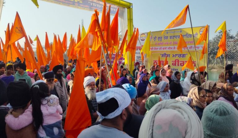 ਸ੍ਰੀ ਕੀਰਤਪੁਰ ਸਾਹਿਬ ਤੋਂ ਨਗਰ ਕੀਰਤਨ ਰਵਾਨਾ; ਗੁਰਦੁਆਰਾ ਬਿਬਾਣਗੜ੍ਹ ਸਾਹਿਬ ਤੋਂ ਹੋਈ ਰਵਾਨਗੀ; ਗੁਰਦੁਆਰਾ ਸ਼ੀਸ਼ ਗੰਜ ਵਿਖੇ ਹੋਵੇਗੀ ਸਮਾਪਤੀ