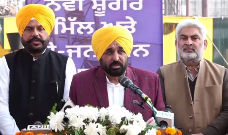 ਗੁਰਦਾਸਪੁਰ ਵਾਸੀਆਂ ਨੂੰ ਮੁੱਖ ਮੰਤਰੀ ਮਾਨ ਦਾ ਤੋਹਫਾ; ਦੀਨਾਨਗਰ ’ਚ ਨਵੀਂ ਖੰਡ ਮਿੱਲ ਦਾ ਕੀਤਾ ਉਦਘਾਟਨ; ਸਲਫਰ ਰਹਿਤ ਖੰਡ ਦਾ ਹੋਵੇਗਾ ਉਤਪਾਦਨ