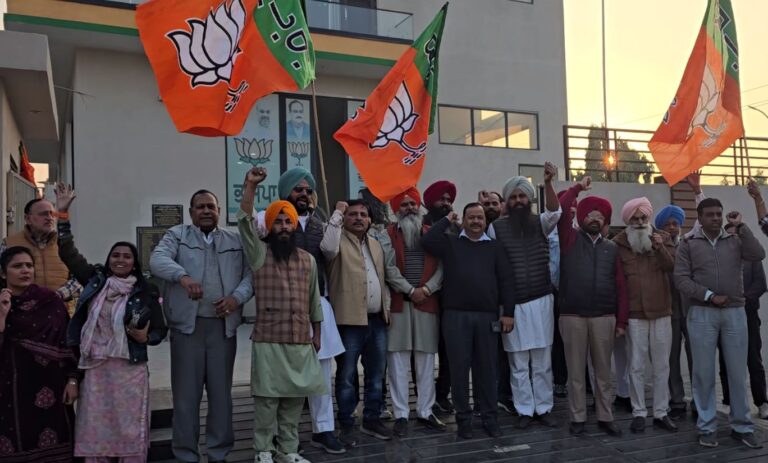 ਸੰਗਰੂਰ ’ਚ ਭਾਜਪਾ ਵਰਕਰਾਂ ਅੰਦਰ ਜਸ਼ਨਾਂ ਦਾ ਮਾਹੌਲ; ਨਬੀਨ ਨੂੰ ਕੌਮੀ ਕਾਰਜਕਾਰੀ ਪ੍ਰਧਾਨ ਬਣਾਉਣ ਦਾ ਸਵਾਗਤ