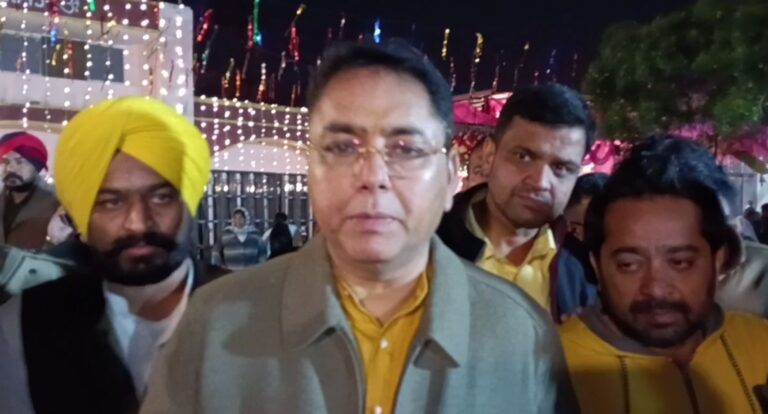 ਬਰਨਾਲਾ ਦੀ ਤਪਾ ਮੰਡੀ ਪਹੁੰਚੇ ਮੰਤਰੀ ਅਮਨ ਅਰੋੜਾ/ ਧਾਰਮਿਕ ਸਮਾਗਮ ’ਚ ਕੀਤੀ ਸ਼ਿਰਕਤ/ ਨਵੇਂ ਵਰ੍ਹੇ ’ਚ ਵੱਡੇ ਪੱਧਰ ’ਤੇ ਵਿਕਾਸ ਦਾ ਦਾਅਵਾ