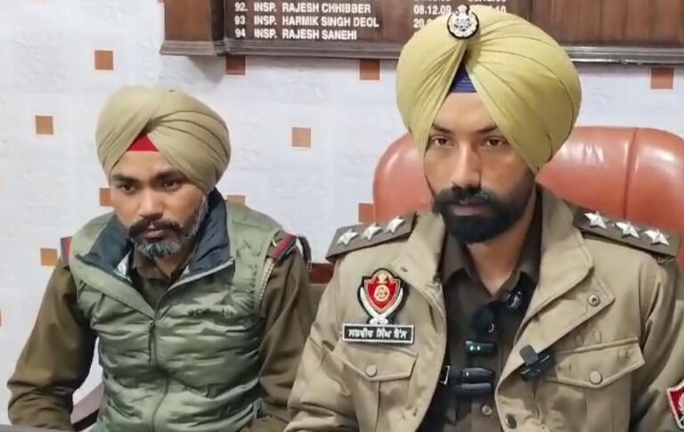 ਬਰਨਾਲਾ ਪੁਲਿਸ ਨਸ਼ੀਲੇ ਪਦਾਰਥ ਸਮੇਤ ਦੋ ਕਾਬੂ 100 ਗਰਾਮ ਹੈਰੋਇਨ ਤੇ ਪਿਸਟਲ ਬਰਾਮਦ