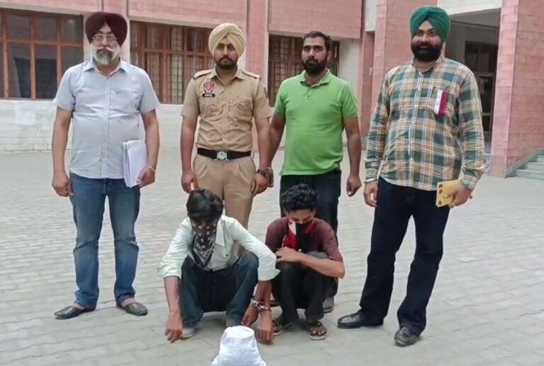 ਜਲਾਲਾਬਾਦ ’ਚ ਬਠਿੰਡਾ ਪੁਲਿਸ ਦਾ ਵੱਡਾ ਐਕਸ਼ਨ/ 605 ਗਰਾਮ ਹੈਰੋਇਨ ਸਮੇਤ ਦੋ ਤਸਕਰ ਕਾਬੂ