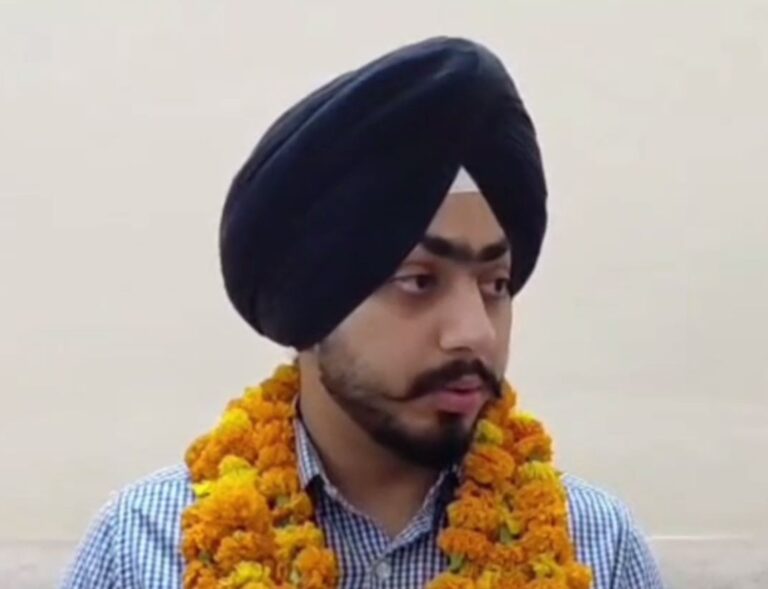 ਪਠਾਨਕੋਟ ਦੇ ਜਸਨੂਰ ਨੇ ਵਧਾਇਆ ਜ਼ਿਲ੍ਹੇ ਦਾ ਮਾਣ/ ਯੂਪੀਐਸਸੀ ਦੇ ਸੀਡੀਐਸ ਪ੍ਰੀਖਿਆ ਸ਼ਾਨਦਾਰ ਸਫਲਤਾ/ ਆਲ ਇੰਡੀਆ ਚ ਪ੍ਰਾਪਤ ਕੀਤਾ ਪਹਿਲਾ ਰੈਂਕ