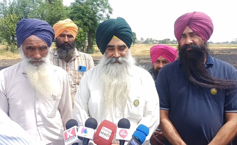 ਫਤਹਿਗੜ੍ਹ ’ਚ 100 ਏਕੜ ਕਣਕ ਸੜ ਕੇ ਸੁਆਹ/ ਮਾਨੂਪੁਰ ਖੇਤਰ ਤੇ ਤਿੰਨ ਪਿੰਡਾਂ ਚ ਅਚਾਨਕ ਲੱਗੀ ਅੱਗ/ ਕਿਸਾਨ ਜਥੇਬੰਦੀਆਂ ਵੱਲੋਂ ਪੀੜਤਾਂ ਦੀ ਮਾਲੀ ਸਹਾਇਤਾ