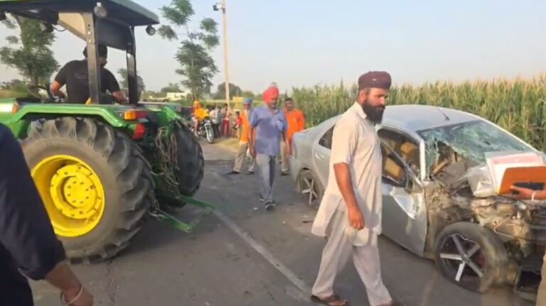 ਮਾਛੀਵਾੜਾ ਸਾਹਿਬ ਨੇੜੇ ਸੜਕ ਹਾਦਸੇ ’ਚ ਔਰਤ ਦੀ ਮੌਤ/ ਪਿੰਡ ਸ਼ੇਰੀਆਂ ਨੇੜੇ ਤੇਲ ਟੈਂਕਰ ਦੀ ਕਾਰ ਨਾਲ ਟੱਕਰ/ ਹਾਦਸੇ ਚ ਮਹਿਲਾ ਦੀ ਮੌਤ, ਕਾਰ ਚਾਲਕ ਜ਼ਖਮੀ