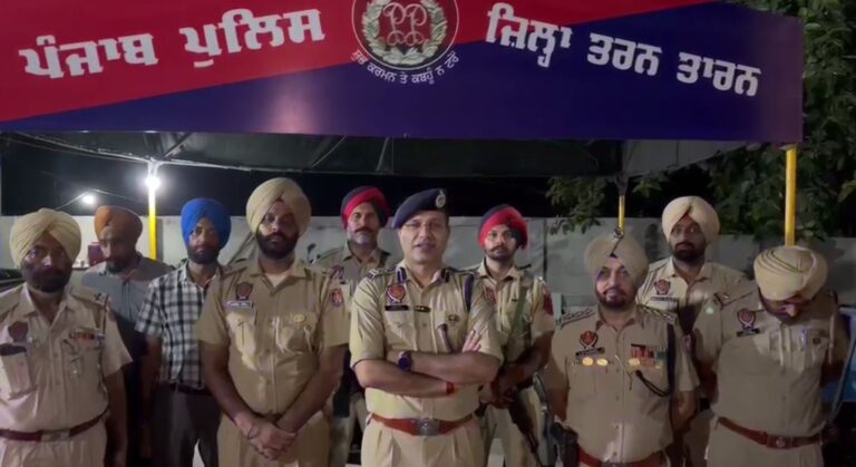 ਤਰਨ ਤਾਰਨ ਪੁਲਿਸ ਨੇ ਵਧਾਈ ਰਾਤ ਦੀ ਚੌਕਸੀ/ ਐਸਐਸਪੀ ਵੱਲੋਂ ਨਾਕਿਆਂ ਦੀ ਅਚਨਚੇਤ ਚੈਕਿੰਗ/ ਅਧਿਕਾਰੀਆਂ ਨੂੰ ਅਪਰਾਧ ਰੋਕਣ ਲਈ ਸਖਤ ਹਦਾਇਤਾਂ