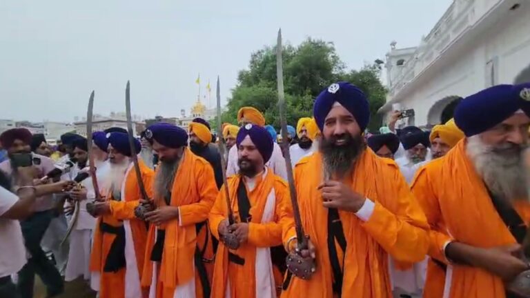 ਸ੍ਰੀ ਅਕਾਲ ਤਖ਼ਤ ਸਾਹਿਬ ਤੋਂ ਮੀਰੀ-ਪੀਰੀ ਖ਼ਾਲਸਾ ਮਾਰਚ ਸ਼ੁਰੂ/ 3 ਅਗਸਤ ਨੂੰ ਸ੍ਰੀ ਦਮਦਮਾ ਸਾਹਿਬ ਵਿਖੇ ਹੋਵੇਗੀ ਸਮਾਪਤੀ/ ਨੌਜਵਾਨਾਂ ਨੂੰ ਸਿੱਖੀ ਨਾਲ ਜੋੜਣਾ ਹੈ ਮੁੱਖ ਮਕਸਦ
