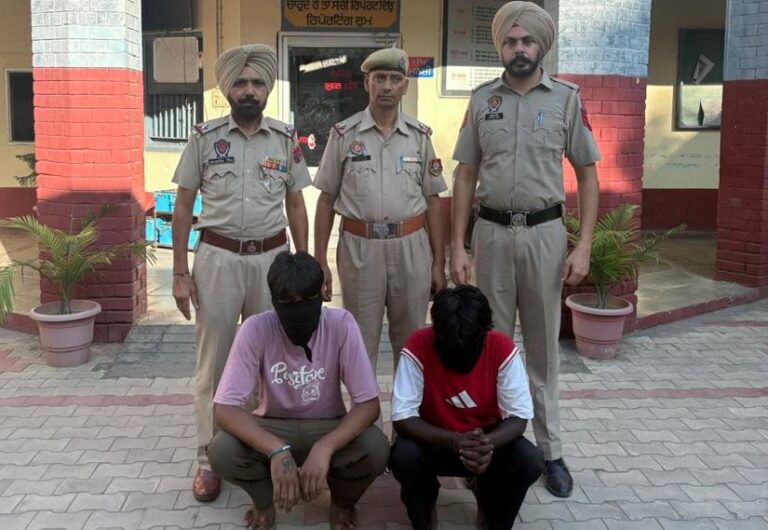 ਮਾਛੀਵਾੜਾ ਸਾਹਿਬ ਪੁਲਿਸ ਵੱਲੋਂ ਝਪਟਮਾਰ ਕਾਬੂ/ ਗੁਰੂ ਘਰ ਜਾ ਰਹੀ ਔਰਤ ਤੋਂ ਝਪਟੀ ਸੀ ਚੇਨ/ ਸੀਸੀਟੀਵੀ ਫੁਟੇਜ ਦੇ ਆਧਾਰ ’ਤੇ ਹੋਈ ਸ਼ਨਾਖਤ