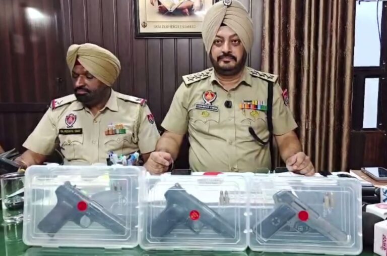 ਬਟਾਲਾ ਪੁਲਿਸ ਦਾ ਫਾਇਰਿੰਗ ਮਾਮਲੇ ’ਚ ਵੱਡਾ ਐਕਸ਼ਨ/ ਫਿਰੌਤੀ ਲਈ ਗੋਲੀਆਂ ਚਲਾਉਣ ਵਾਲੇ 5 ਮੁਲਜ਼ਮ ਗ੍ਰਿਫਤਾਰ/ 3 ਪਿਸਤੌਲ ਸਮੇਤ ਜਿੰਦਾ ਕਾਰਤੂਸ ਬਰਾਮਦ